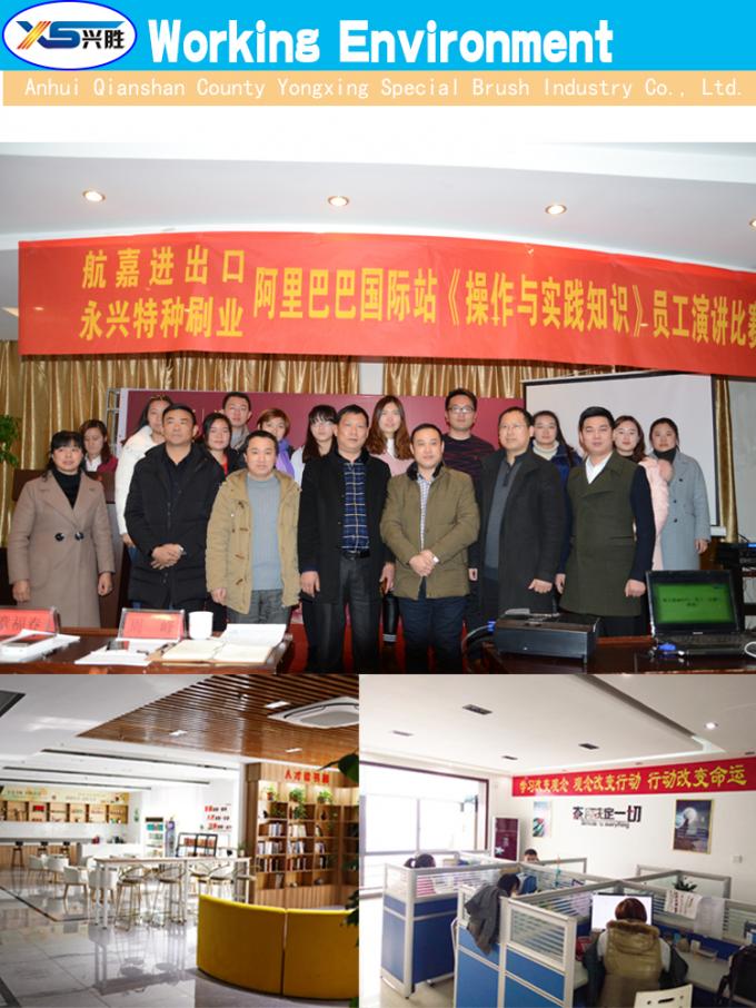 Customized material stainless steel copper bristle horse hair wire brush with rod