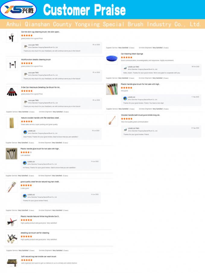 Customized material stainless steel copper bristle horse hair wire brush with rod