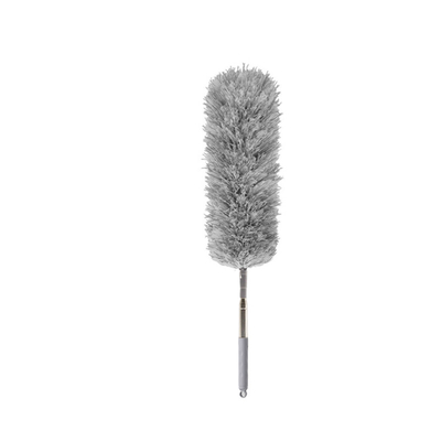 Facile da pulire palo in acciaio inossidabile e polvere microfibra polvere polvere testa di spazzola flessibile