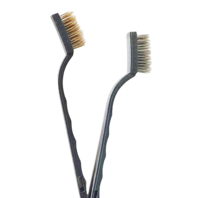 il cavo d'ottone ss di 3Pcs Mini Wire Stainless Steel Toothbrush 26.5cm le spazzole metalliche