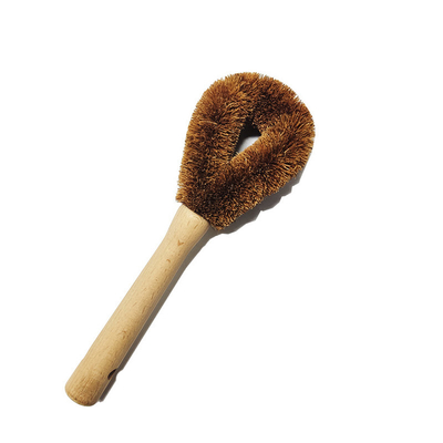 La pulizia di legno della famiglia della maniglia spazzola la noce di cocco amichevole del sisal di Eco
