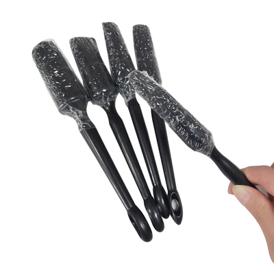 Spazzola per la pulizia dei dettagli per auto in PP 5 Pack Spazzola per la pulizia dei dettagli per auto in nero