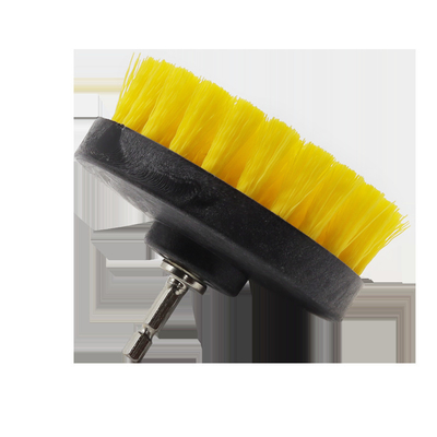 Yellow Car Nylon Drill Clean Brush per lucidare il set di spazzole per lavaggio auto