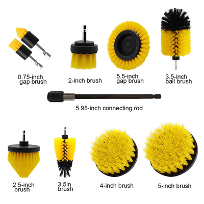 10Pcs Set di attrezzature per spazzole da pulizia Set di spazzole da pulizia per la cucina