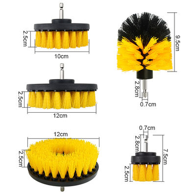 5pcs spazzola da pulizia per trapano Power Scrubber Spazzola di pulizia auto Spazzola set