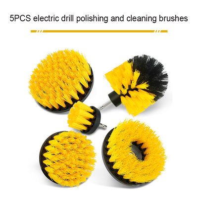 5pcs spazzola da pulizia per trapano Power Scrubber Spazzola di pulizia auto Spazzola set
