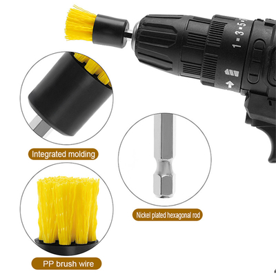 2pcs Multifunzione Spin Electric Scrubber Pulizzatore Spazzola Perforazione Pulizzatore Set