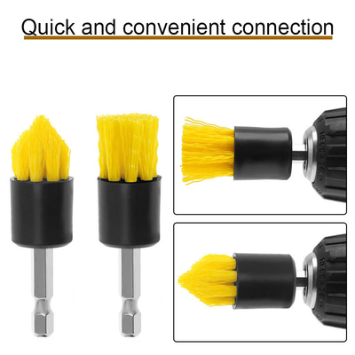 2pcs Multifunzione Spin Electric Scrubber Pulizzatore Spazzola Perforazione Pulizzatore Set
