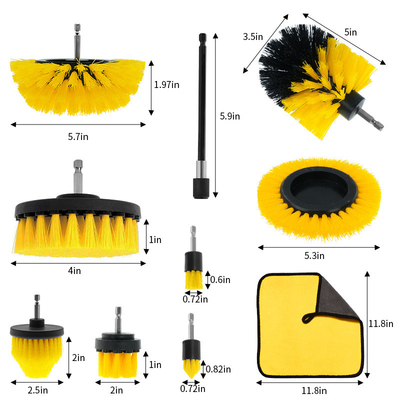 10pcs Forno per la pulizia per pennello Set di accessori per pennello per la cucina