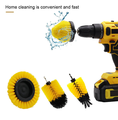 Spazzola per pulizia domestica piccoli angoli pulizia a mano ruota auto elettrica spazzola a bordo 4pcs