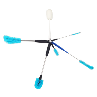 Set di spazzole da lavaggio con manico lungo per bottiglie Pp per spazzole da lavaggio di bottiglie