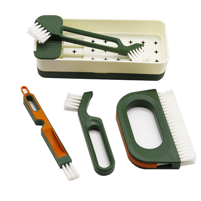 Spazzola multifunzionale a crepe 4-in-1 Set Spazzola a crepe per pulizia della cucina