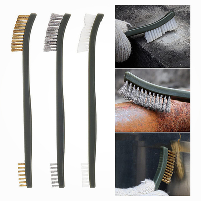Set di filo di ottone Rust Metal Cleaning Kit Set di spazzole di nylon