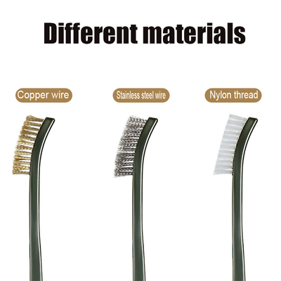 Set di filo di ottone Rust Metal Cleaning Kit Set di spazzole di nylon