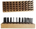 La spazzola metallica di legno di rimozione della ruggine personalizza accettato